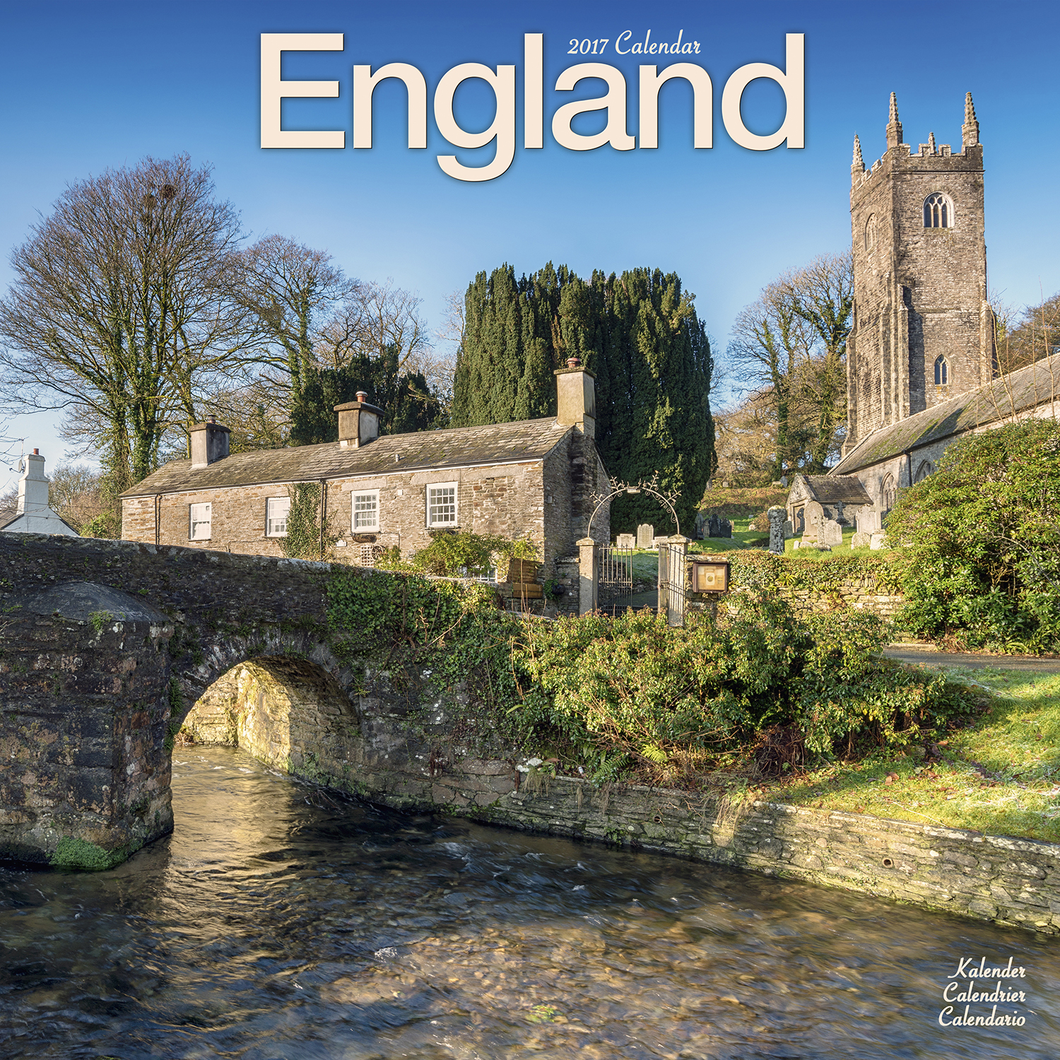 England Wall Calendar 2017 England Wall Calendar 2017